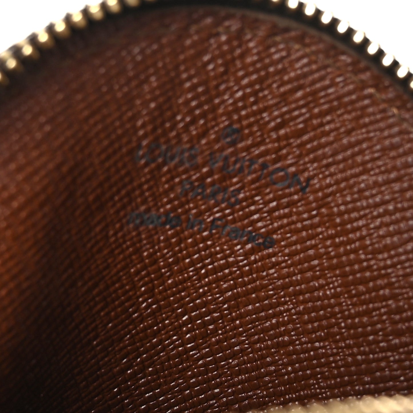 Monogram Round Coin Purse