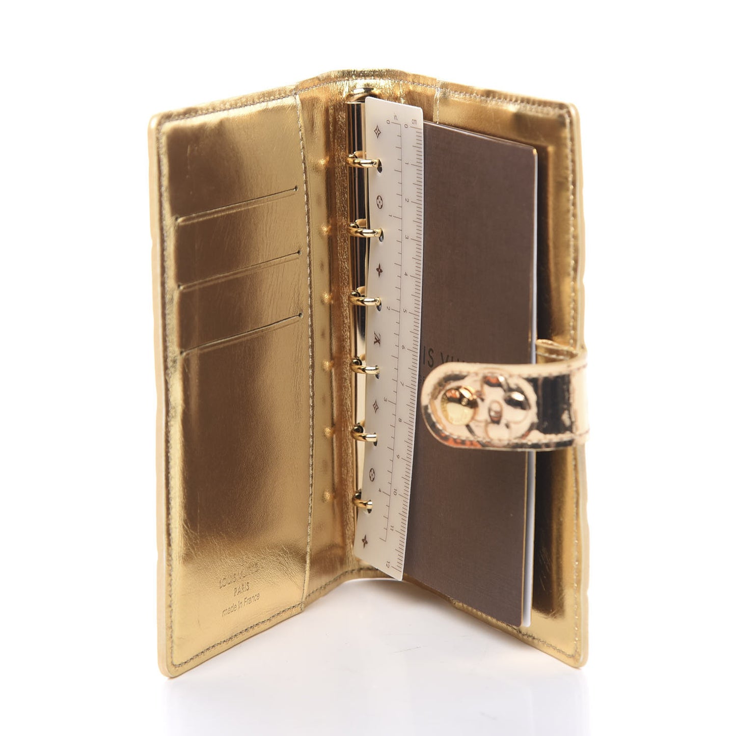 Monogram Miroir Small Ring Agenda Gold