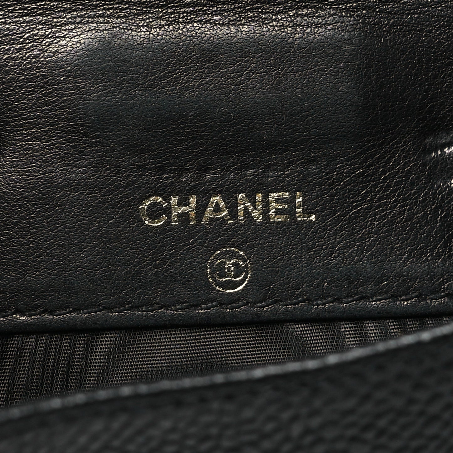 Caviar Timeless CC Compact French Wallet Black