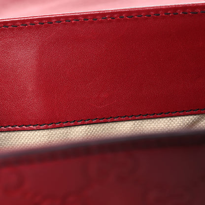 Gucci Guccissima Small Emily Shoulder Bag Red 12 of 12
