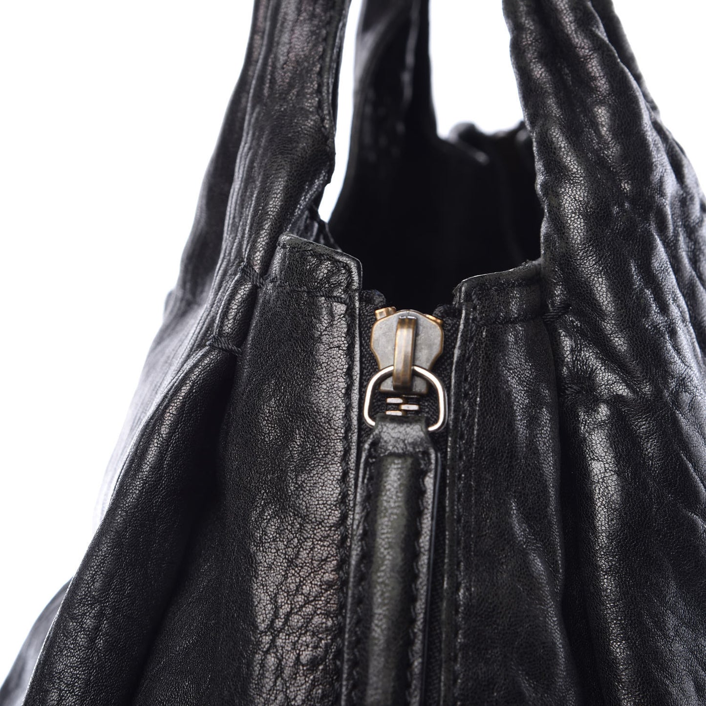 Leather Large Elschia Hobo Black