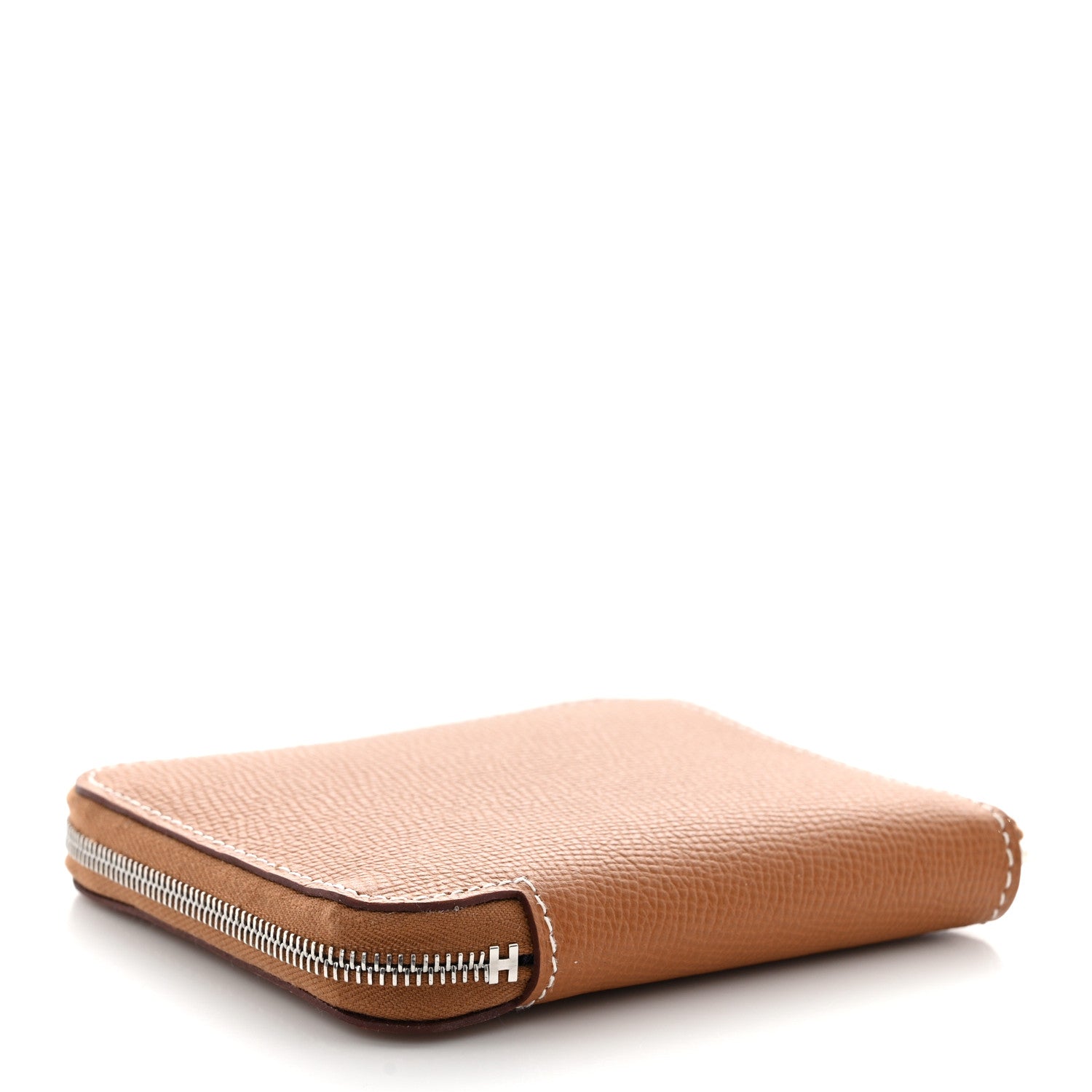 Hermes Epsom Silk'in Compact Wallet Gold 4 of 8