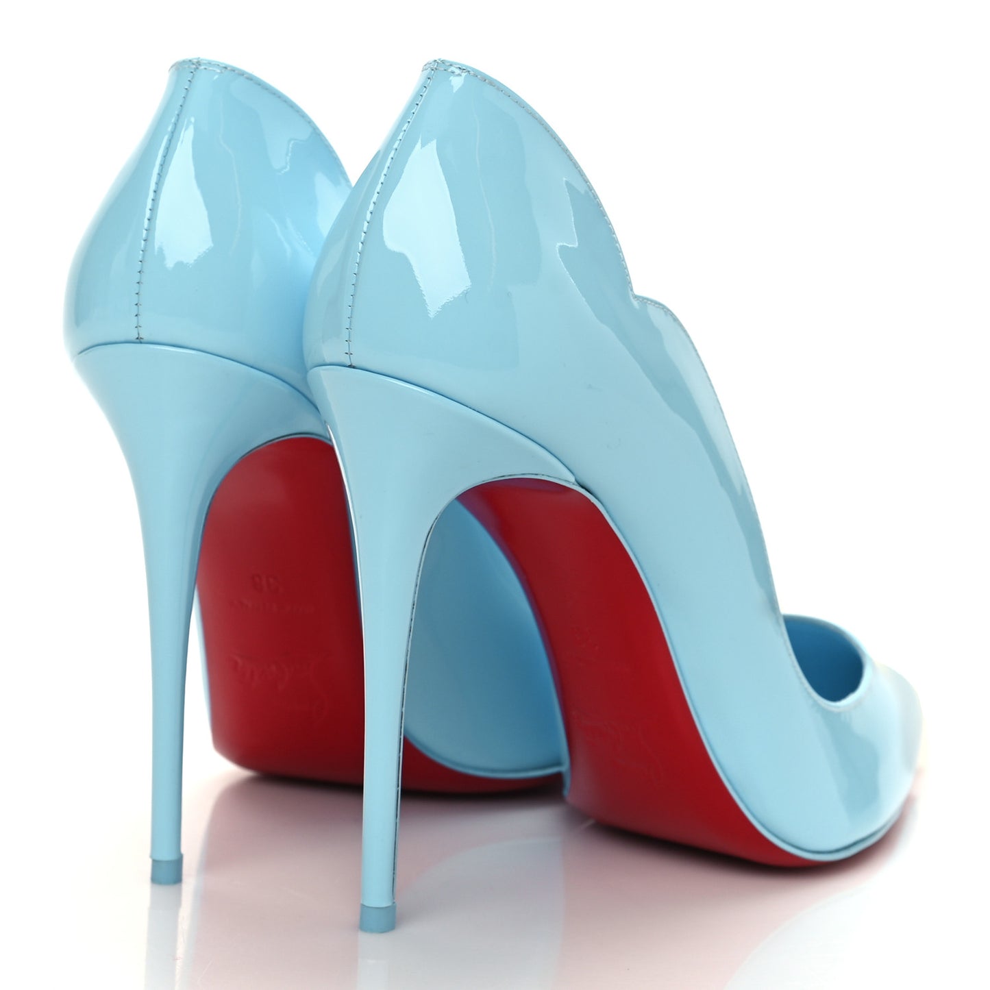 Patent Hot Chick 100 Pumps 38 Splash