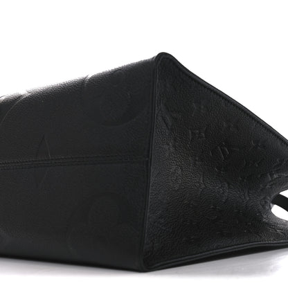 Louis Vuitton Empreinte Monogram Giant Onthego MM Black 9 of 9