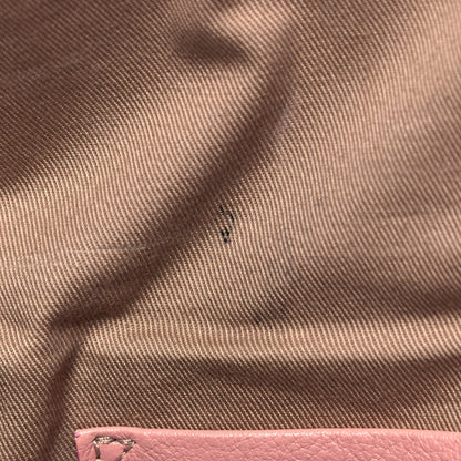 MCM Calfskin Ottomar Monogram Duffle Bag Pink 16 of 24