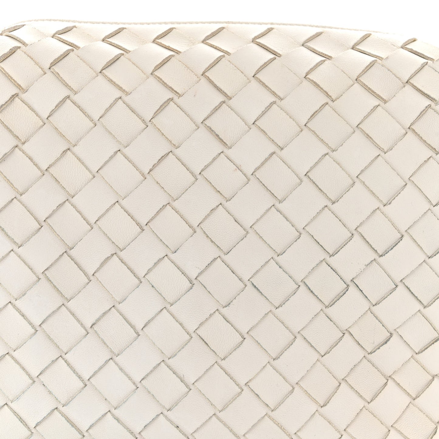 Nappa Intrecciato Small Loop Camera Bag Chalk