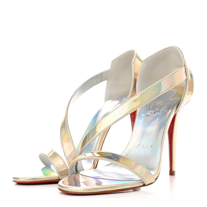 Christian Louboutin Patent Psychic Astridal 100 Pumps 37 Gold 3 of 9