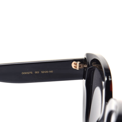 Gucci Acetate Glitter Sunglasses GG0327S Black 5 of 8