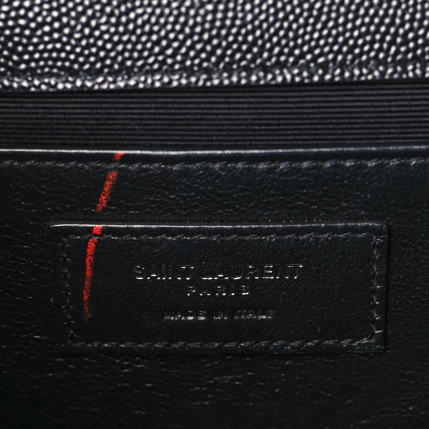 Saint Laurent Grain De Poudre Medium Classic Monogram Kate Satchel Black 5 of 8
