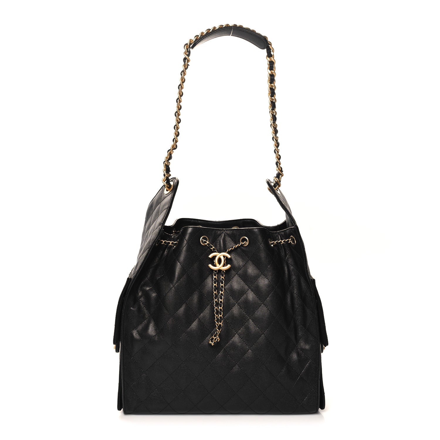 Chanel Caviar Quilted Medium Chanel 25 Handbag Black 1 of 11
