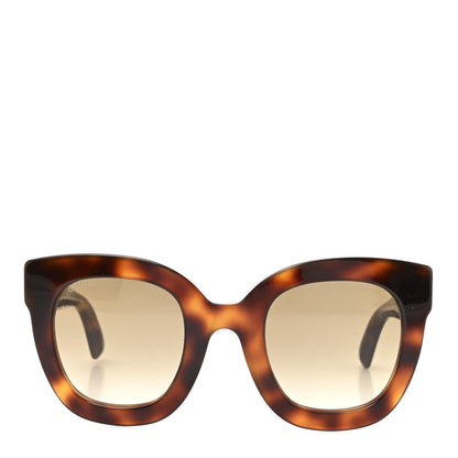 Gucci Round Frame Star Sunglasses GG0208S Tortoise 2 of 9