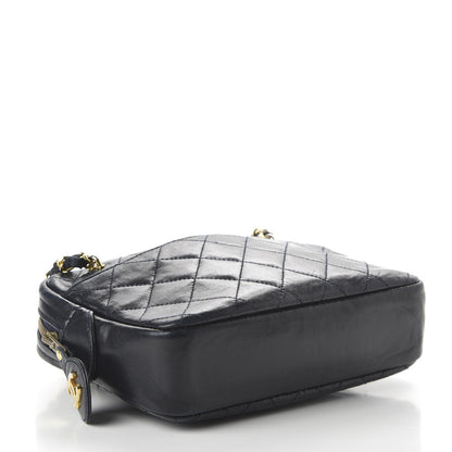 Chanel Lambskin Quilted Camera Case Black 4 of 12