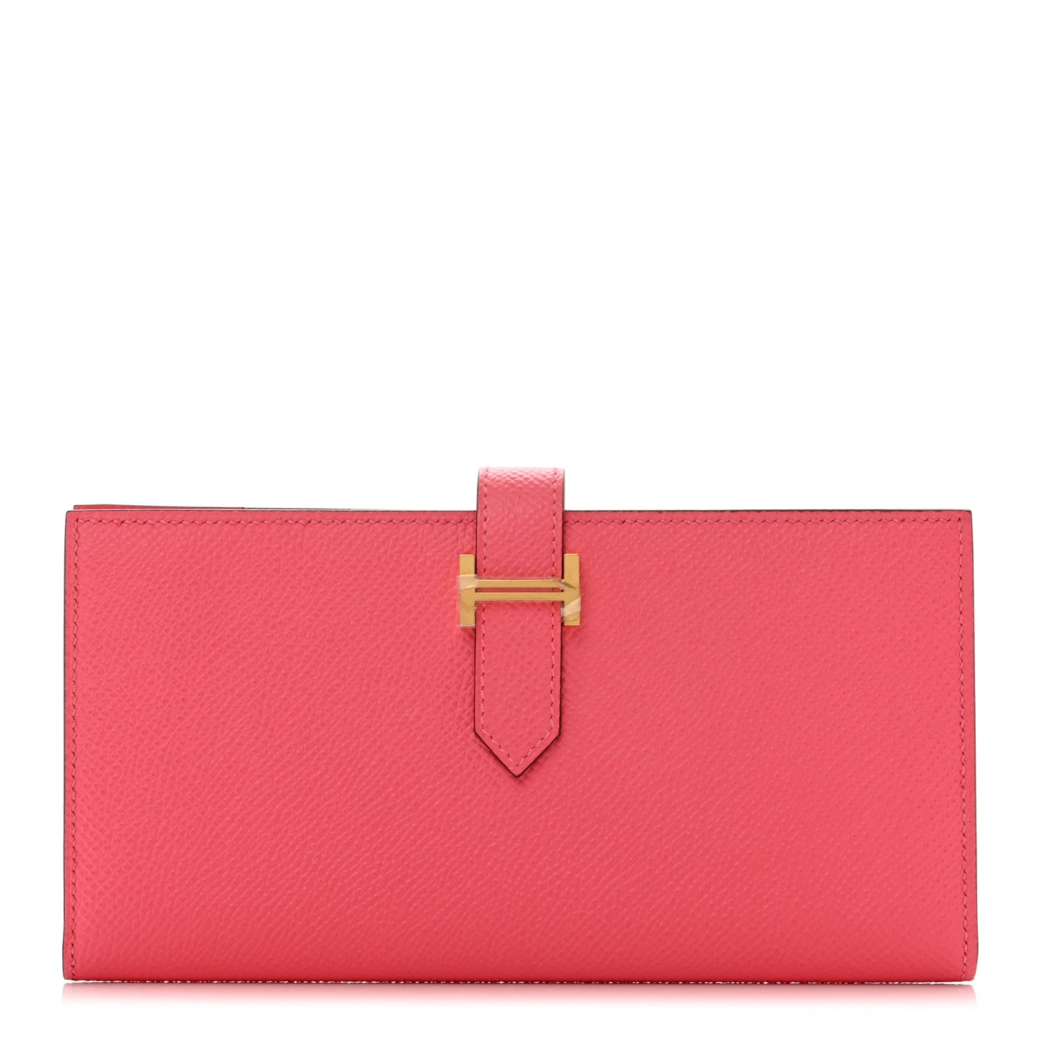Hermes Epsom Bearn Gusset Wallet Rose Extreme 1 of 8