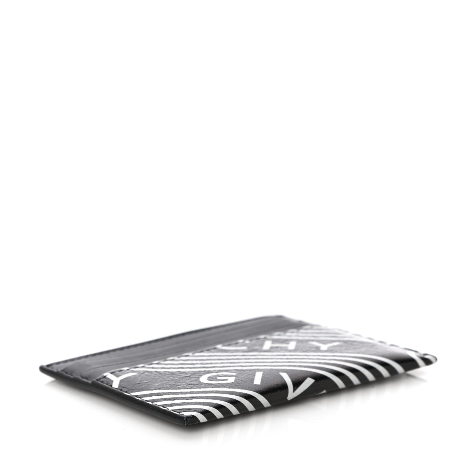 Givenchy Lambskin Logo Printed Card Holder Black 4 of 9