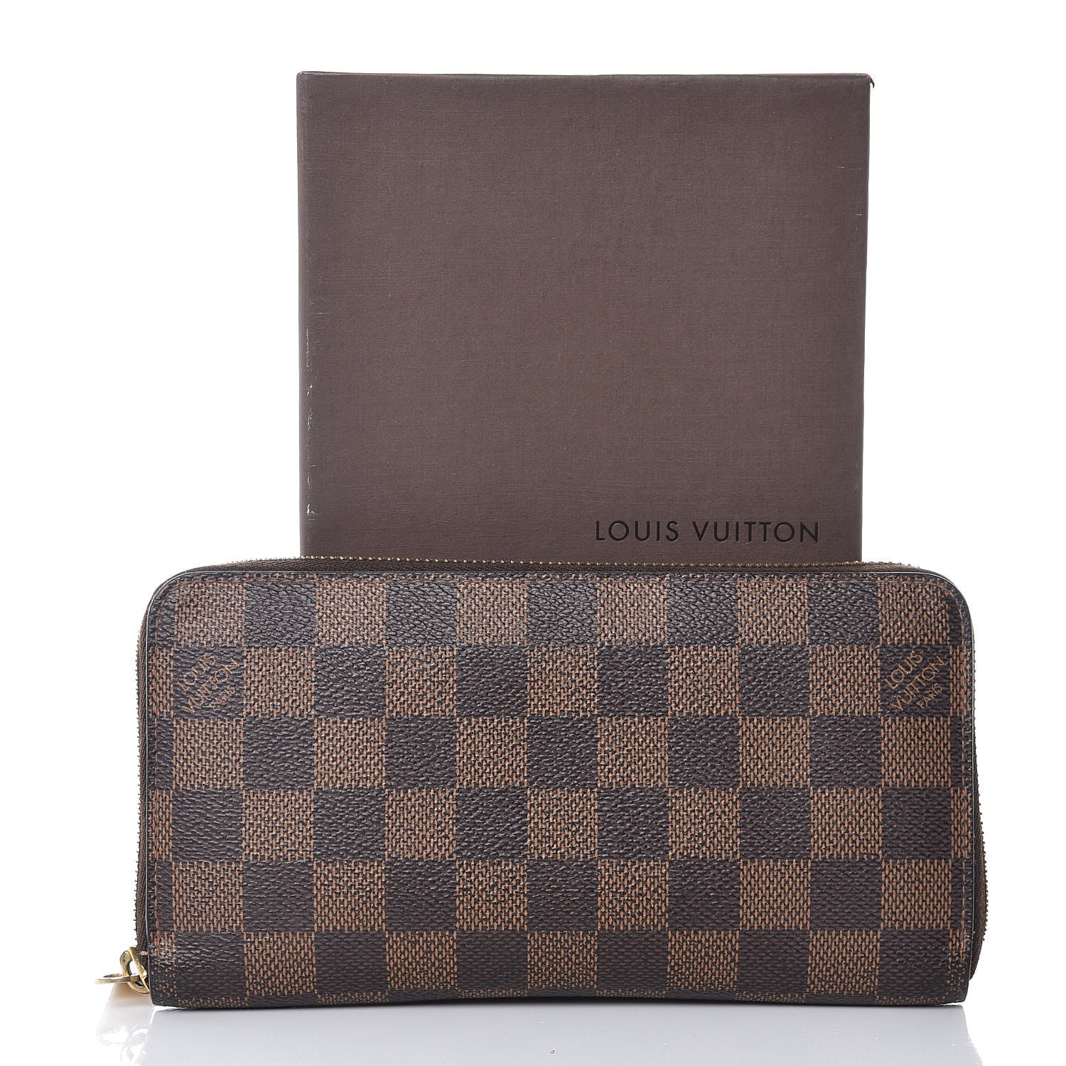 Louis Vuitton Damier Ebene Zippy Wallet 14 of 14