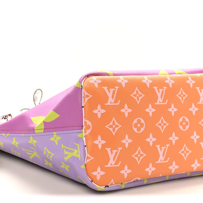 Louis Vuitton Monogram Giant Neverfull MM Pink Lilac 8 of 9