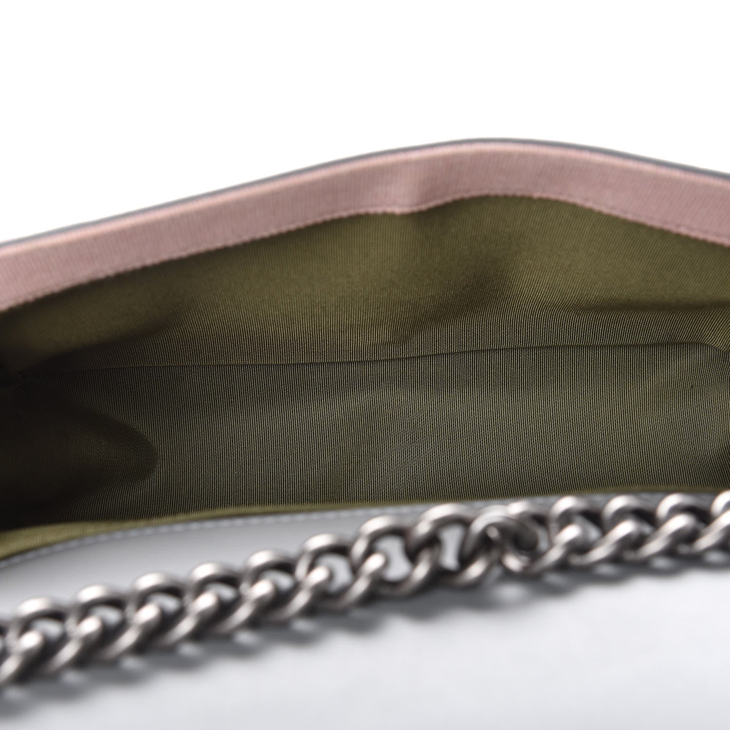 Chanel Lambskin Quilted Medium Boy Flap Grey 5 of 10