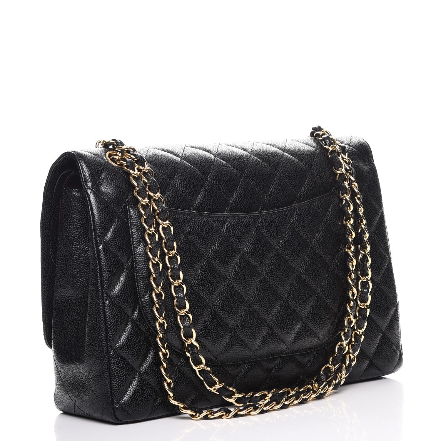 Chanel Caviar Quilted Maxi Double Flap Black 3 of 8