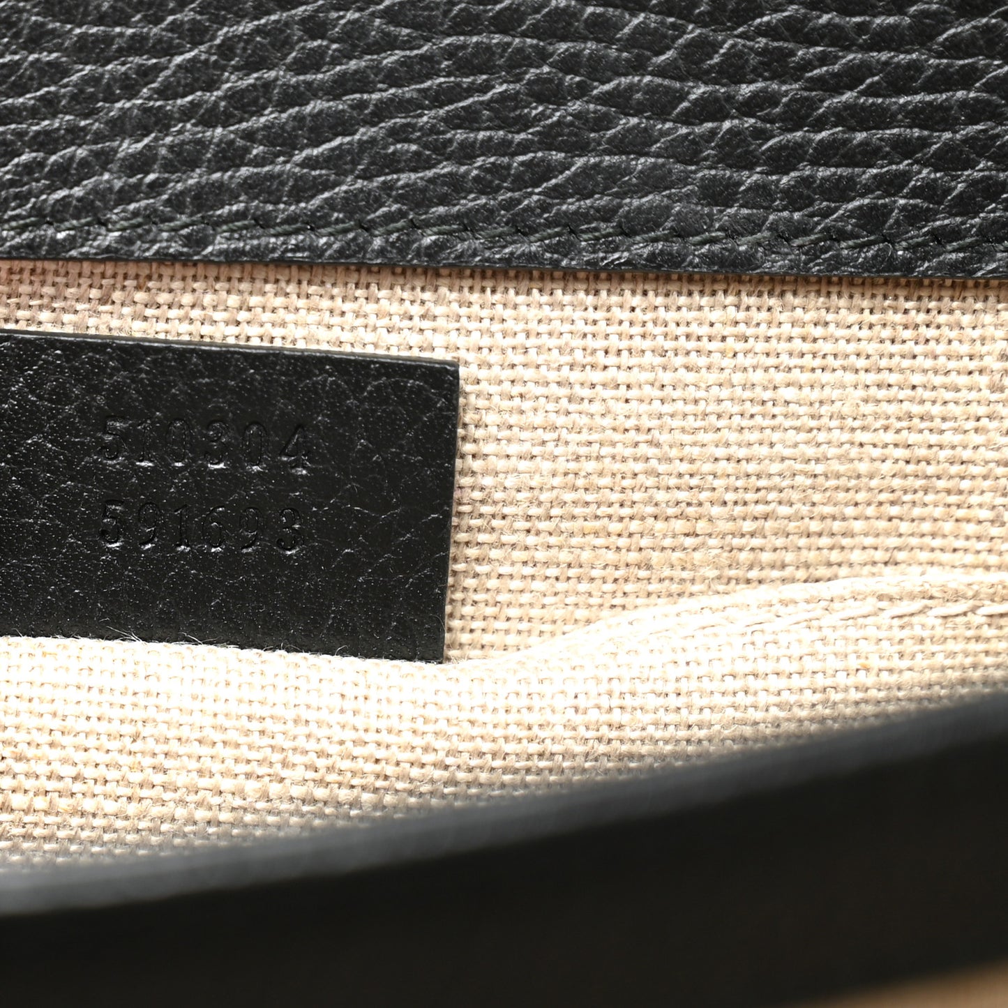 Dollar Calfskin Small Interlocking G Shoulder Bag Black