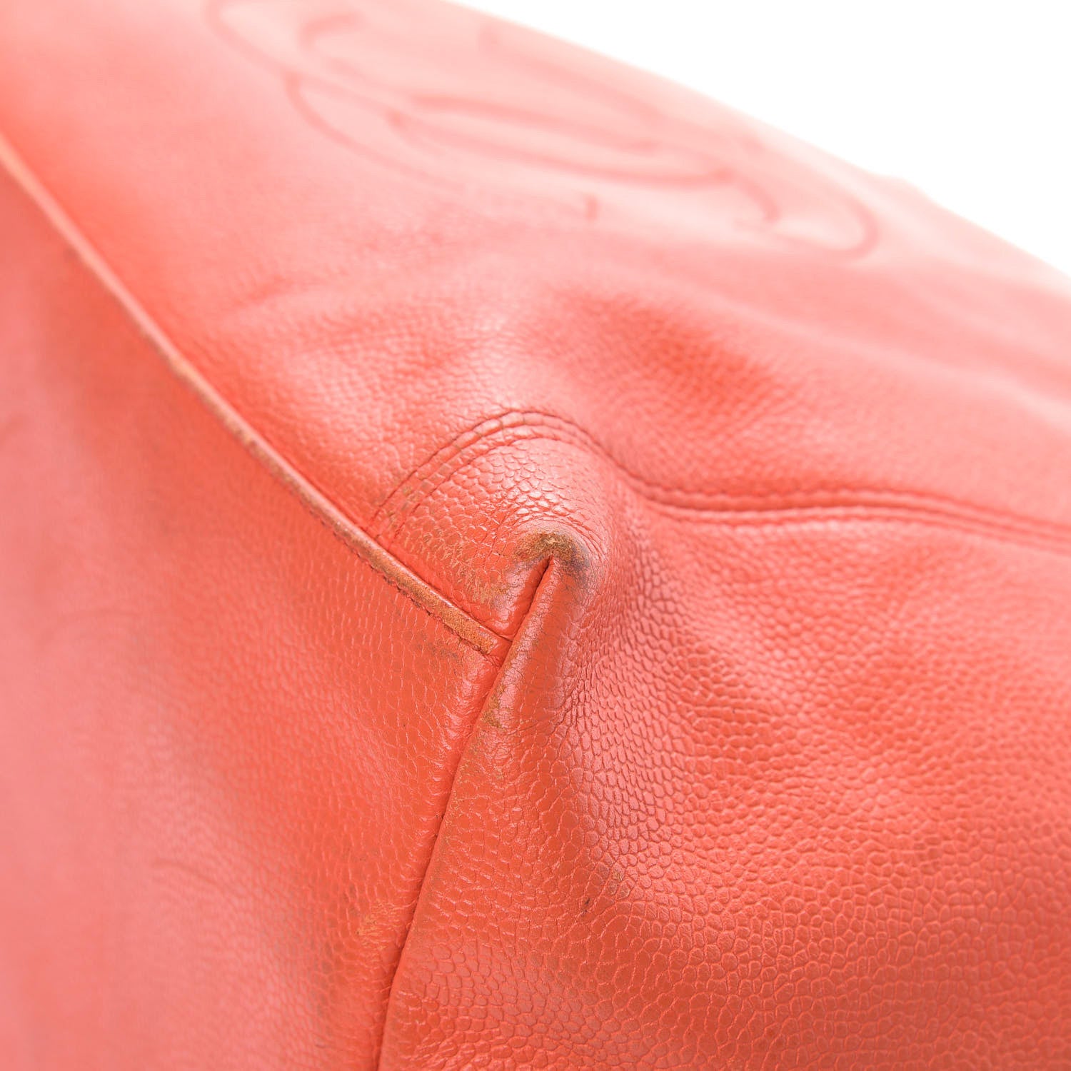 Chanel Caviar CC Shoulder Bag Orange 14 of 17