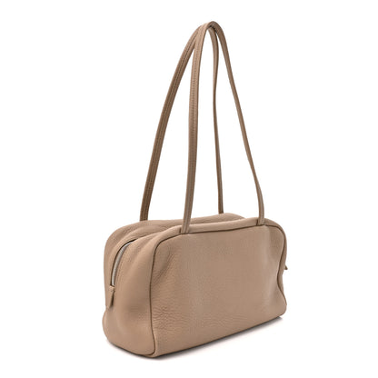The Row Grained Calfskin Astra Bowling Bag Dark Taupe 2 of 9