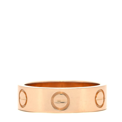Cartier 18K Yellow Gold 5.5mm LOVE Ring 51 5.75 1 of 4