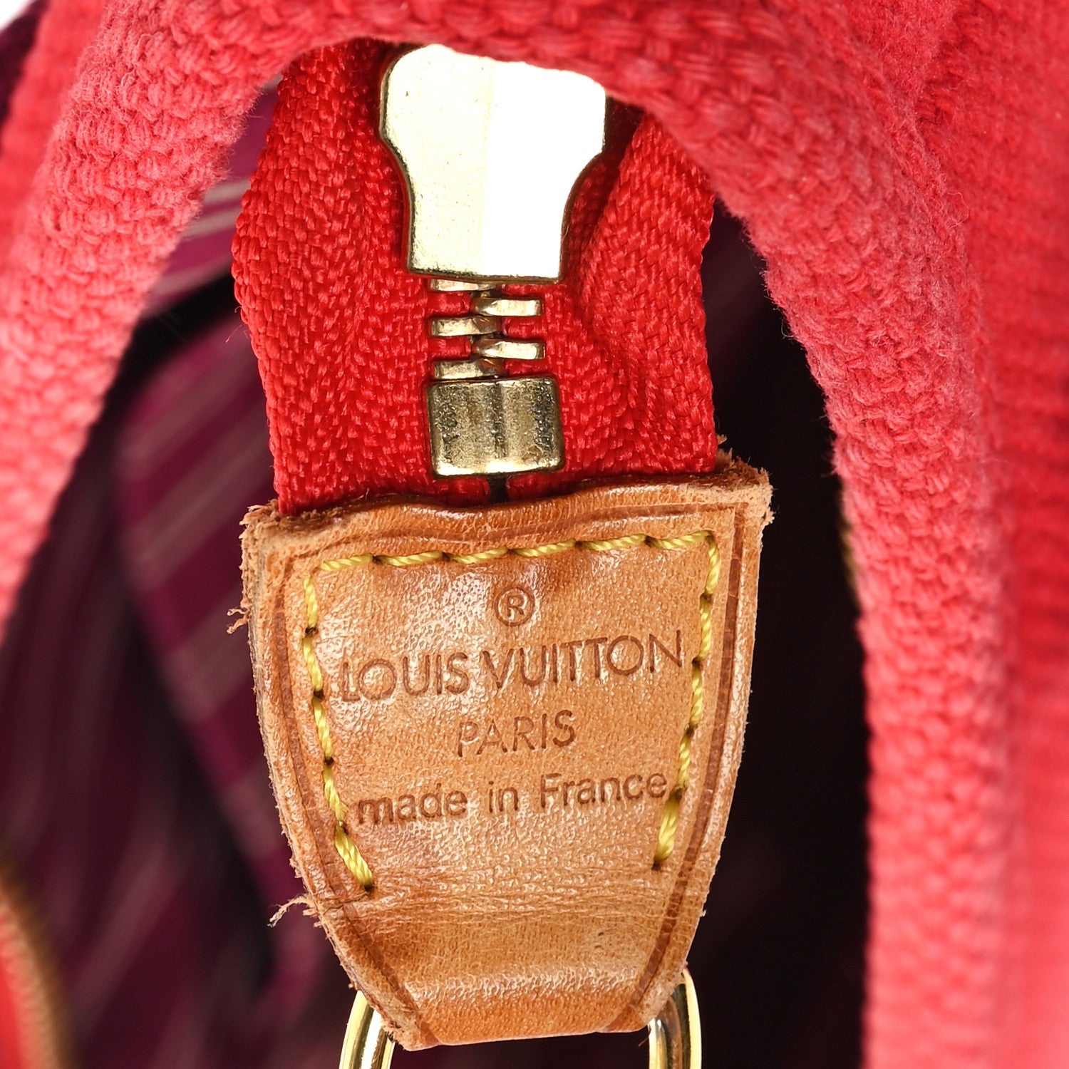 Louis Vuitton Antigua Cabas PM Red 6 of 12
