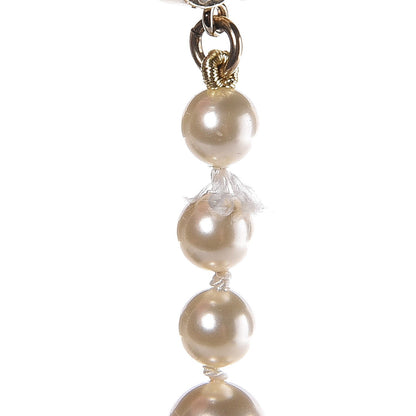 Chanel Graduated Pearl CC Long Necklace Gold 5 of 6