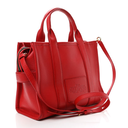 Marc Jacobs Grained Calfskin Medium The Tote Bag True Red 3 of 15