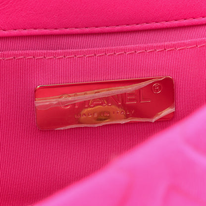 Chanel Jersey Quilted Chanel 19 Waist Bag Pink 6 of 11