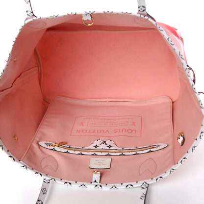 Louis Vuitton Monogram Giant Neverfull MM Rouge 9 of 13