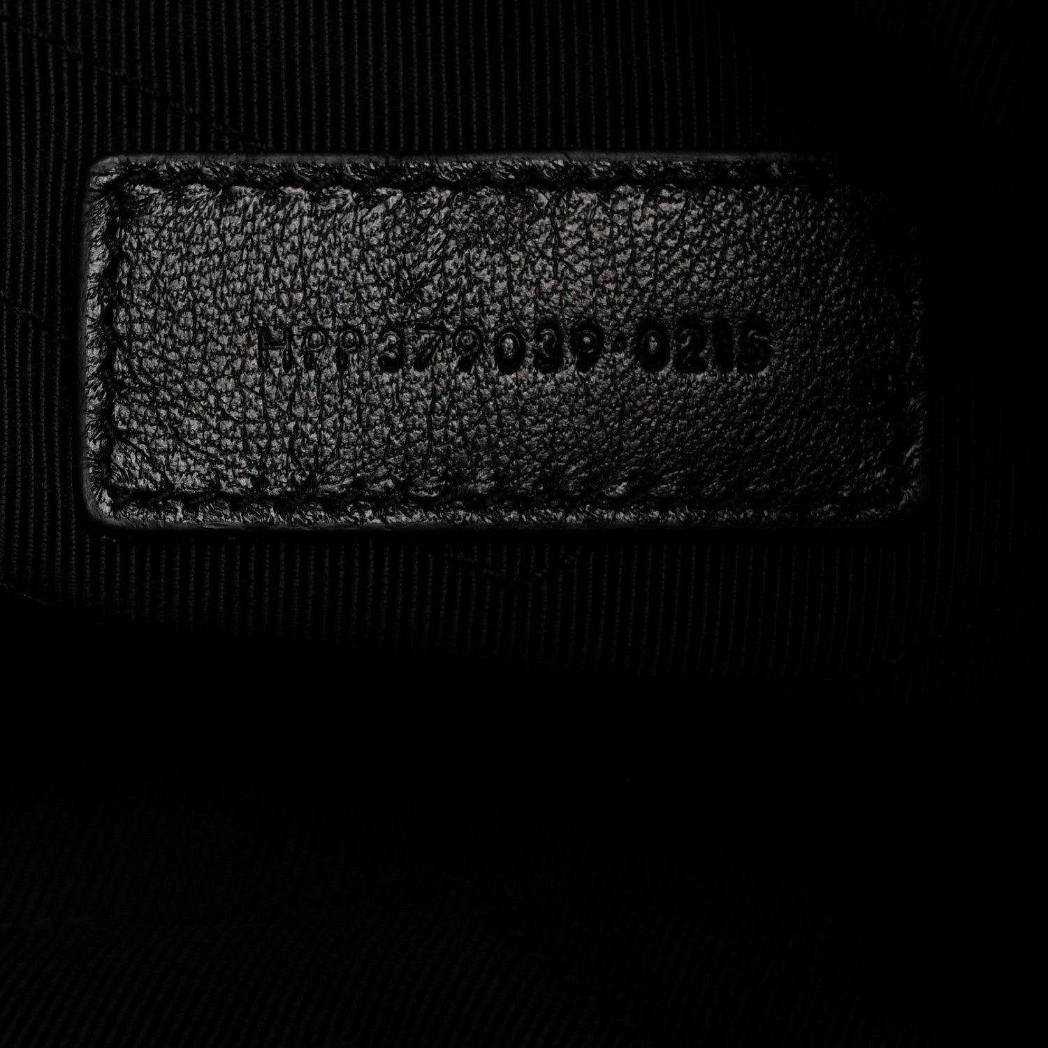 Saint Laurent Calfskin Matelasse Chevron Monogram A5 Wristlet Black 7 of 7