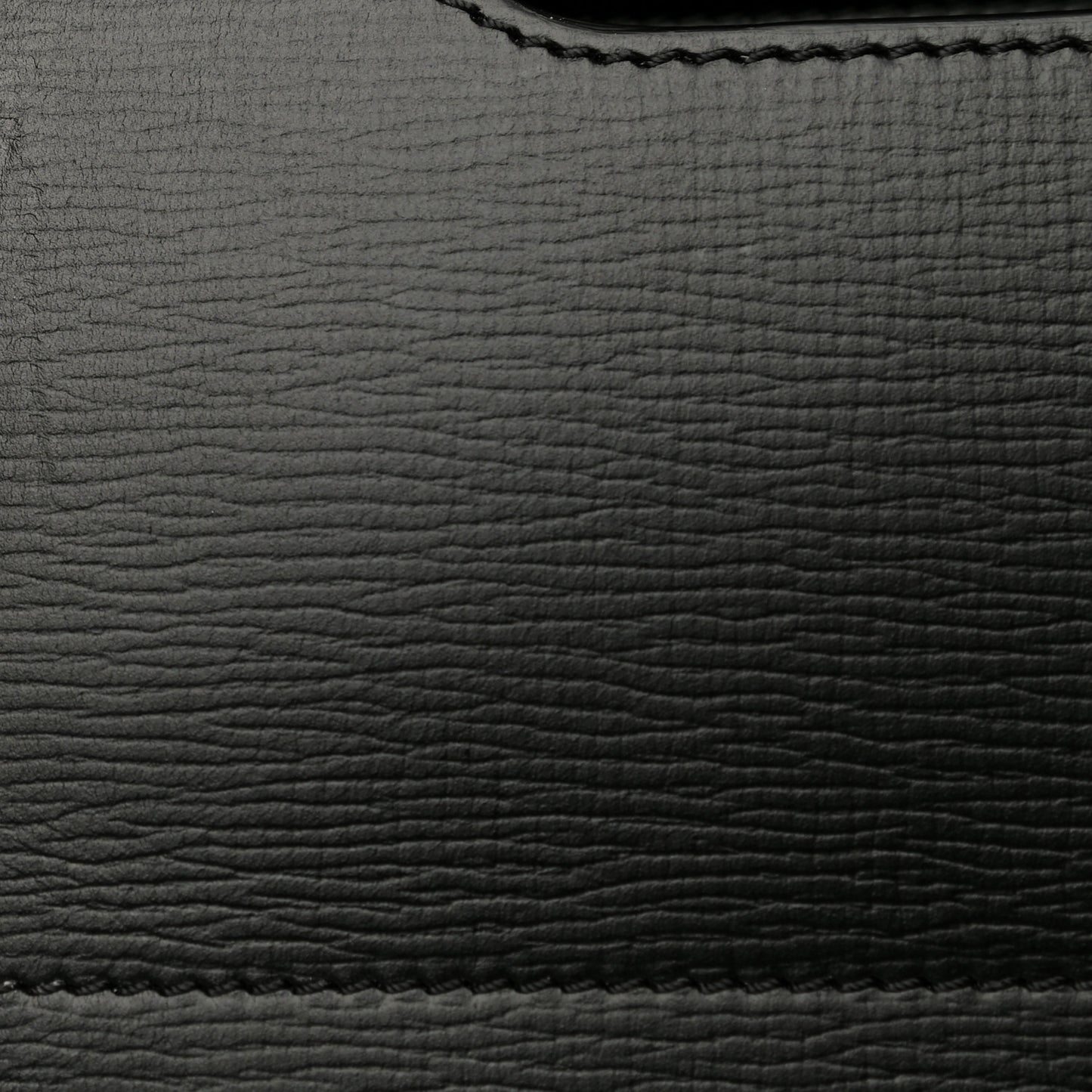 Textured Calfskin Medium Pandora Box Crossbody Bag Black