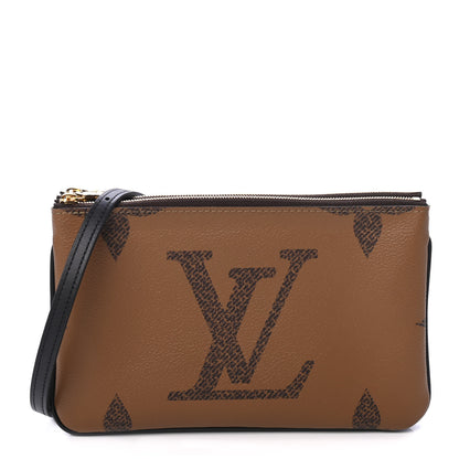 Louis Vuitton Reverse Monogram Giant Double Zip Pochette 1 of 4