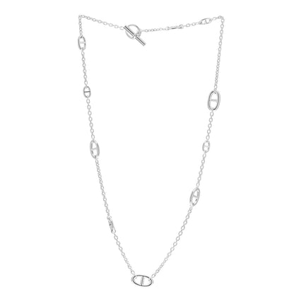 Hermes Sterling Silver Farandole Necklace 80 3 of 6