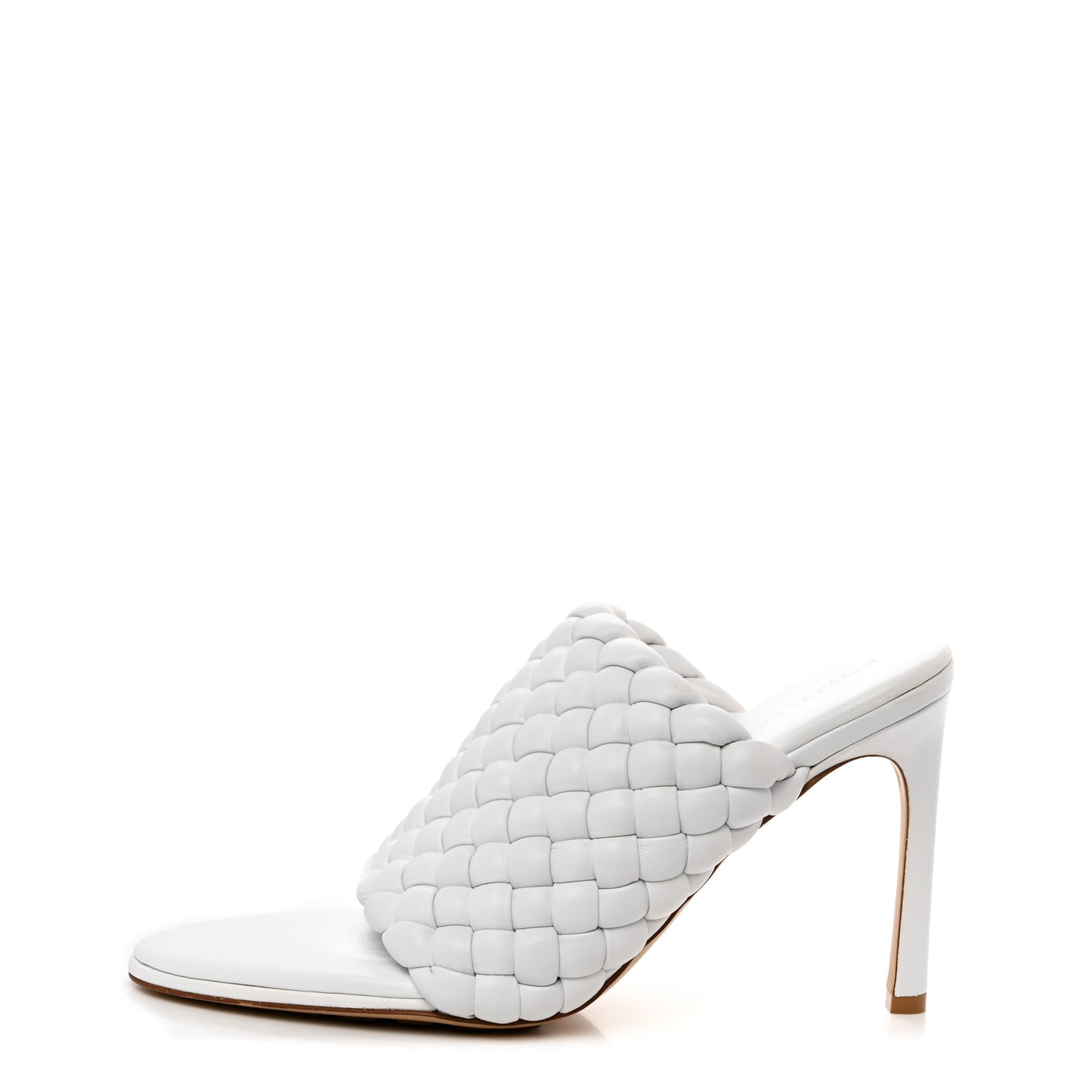 Nappa Padded Intreccio The Curve Sandals 39.5 Optic White