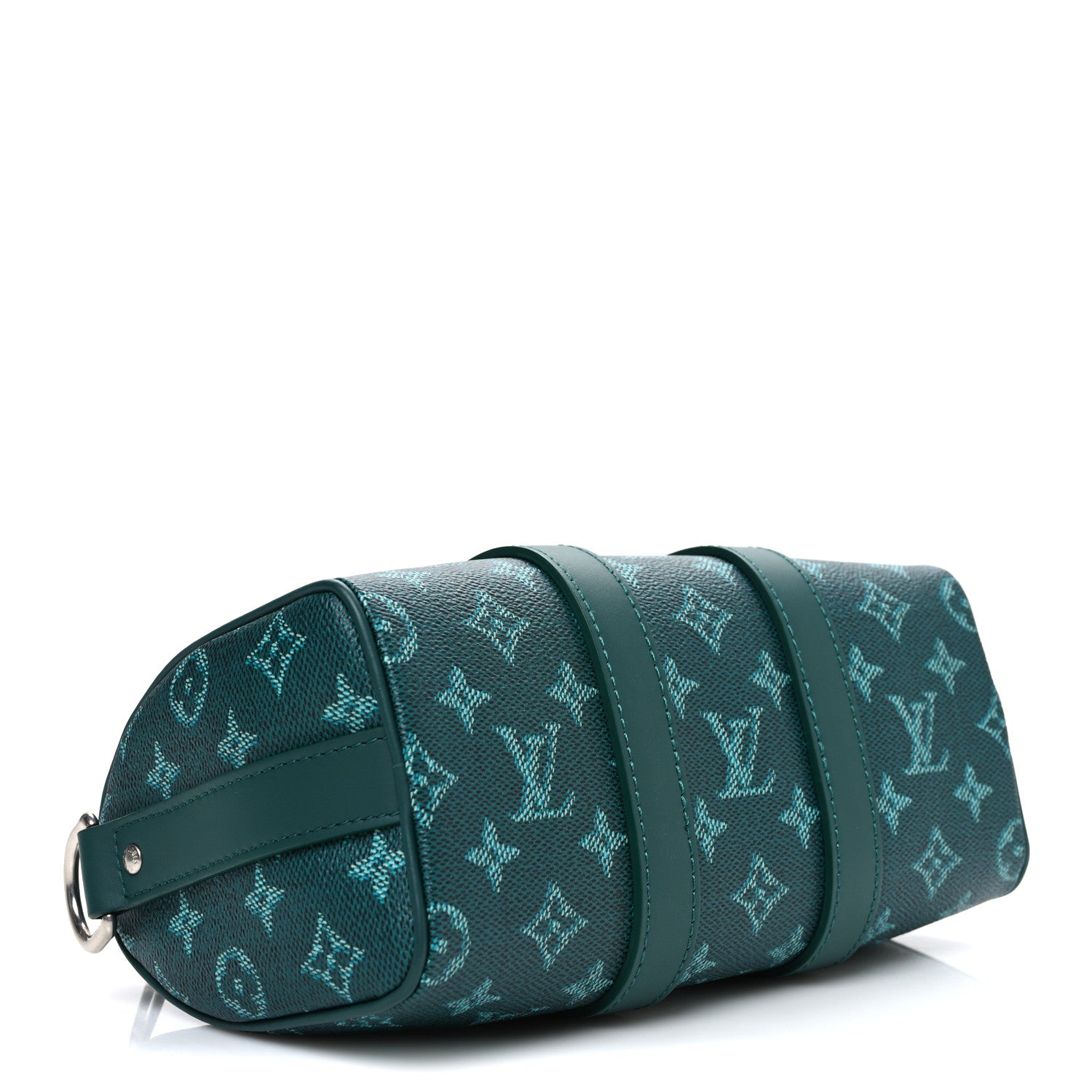Louis Vuitton Monogram Heritage Keepall Bandouliere 25 Green 4 of 9
