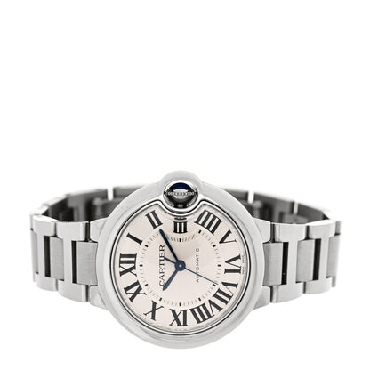 Cartier Stainless Steel 33mm Ballon Bleu De Cartier Automatic Watch 2 of 5