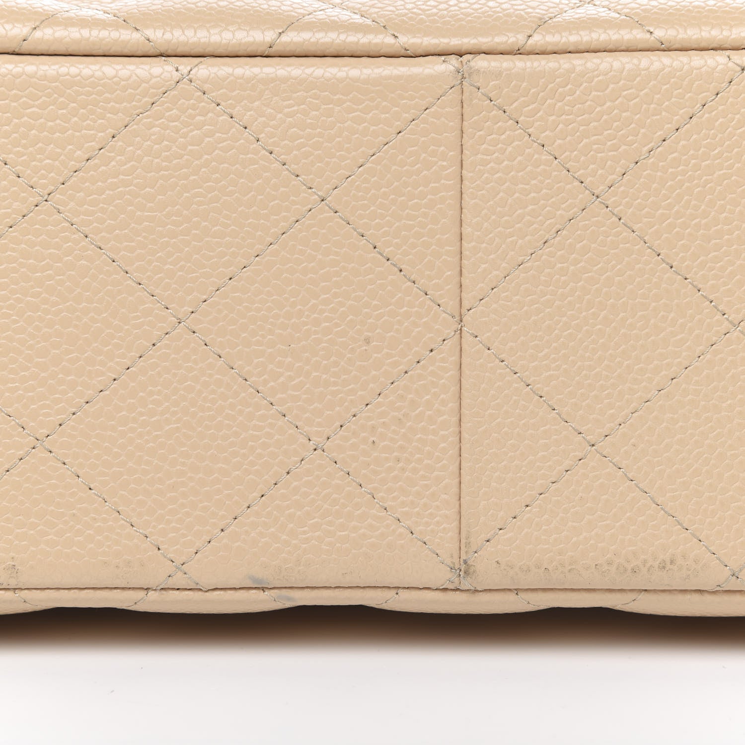 Chanel Caviar Quilted Jumbo Double Flap Beige Clair 14 of 15