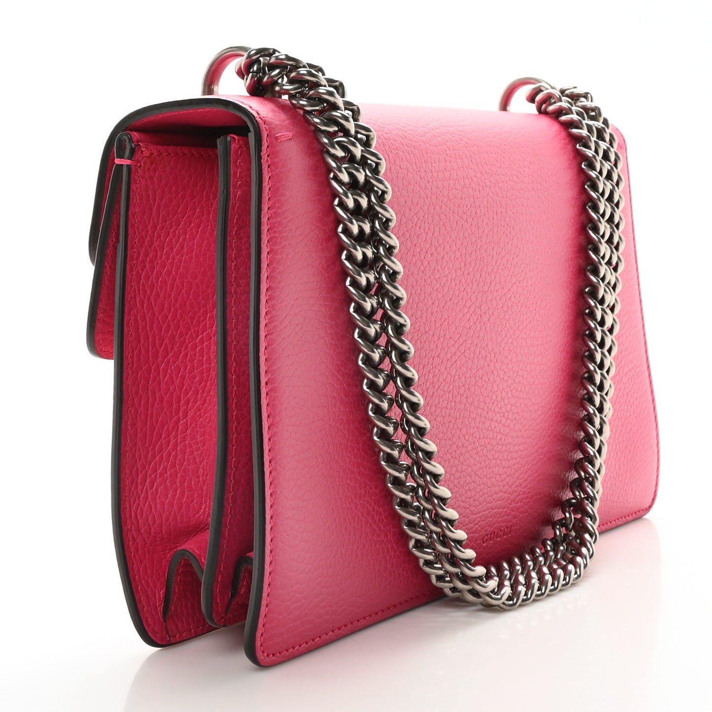 Dollar Calfskin Small Dionysus Shoulder Bag Box Pink