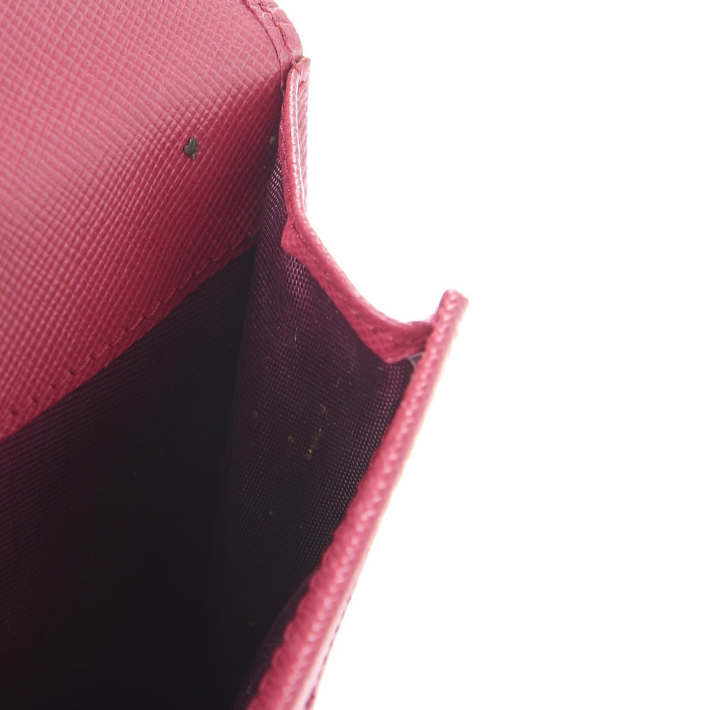 Saffiano Metal Continental Flap Wallet Peonia