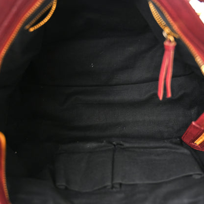 Balenciaga Chevre Gold Metallic Edge Hardware City Bordeaux 5 of 11