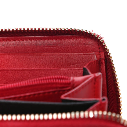 Saint Laurent Calfskin Classic Y Ligne Zip Around Wallet Red 19 of 21