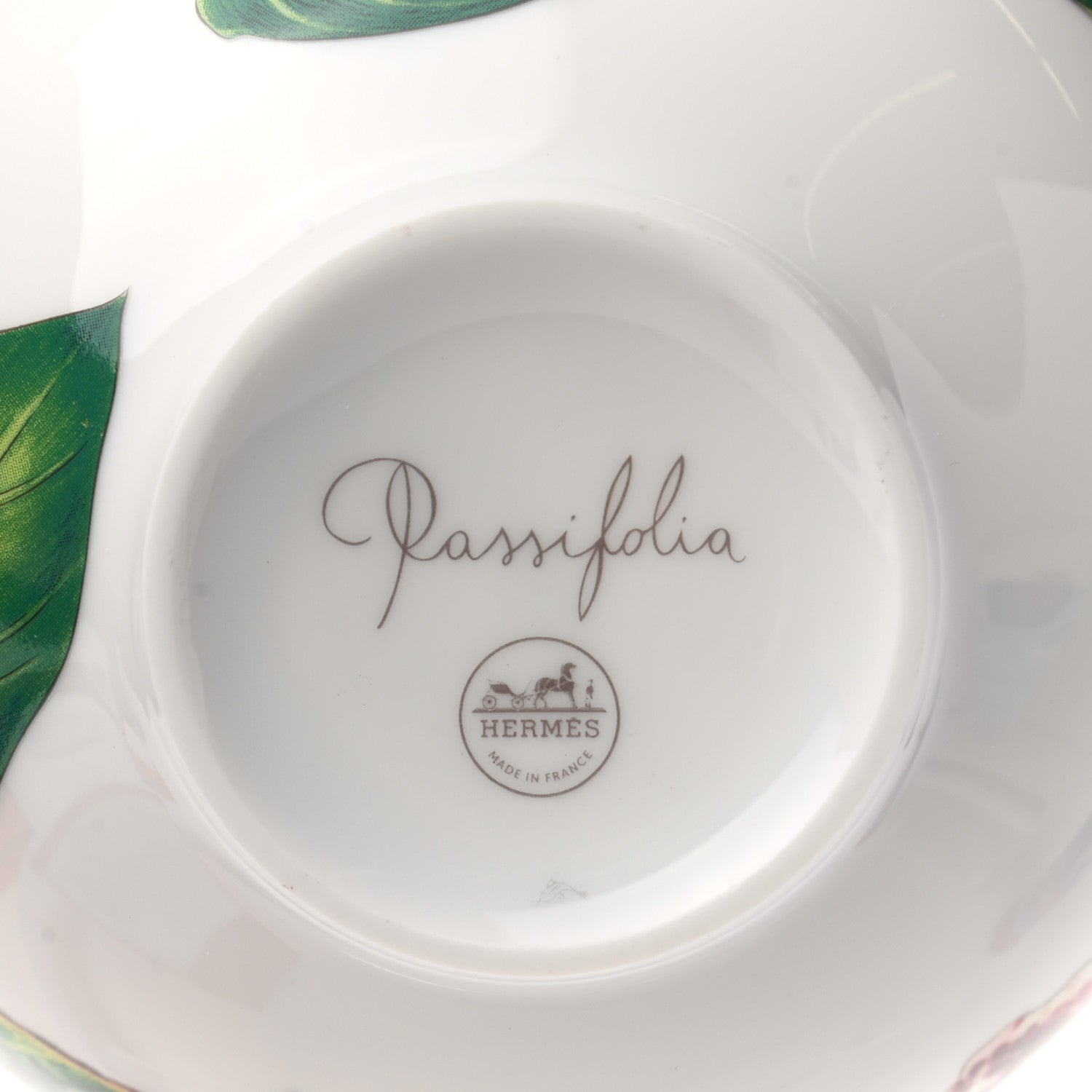 Hermes Porcelain Medium Passifolia Bowl 7 of 7
