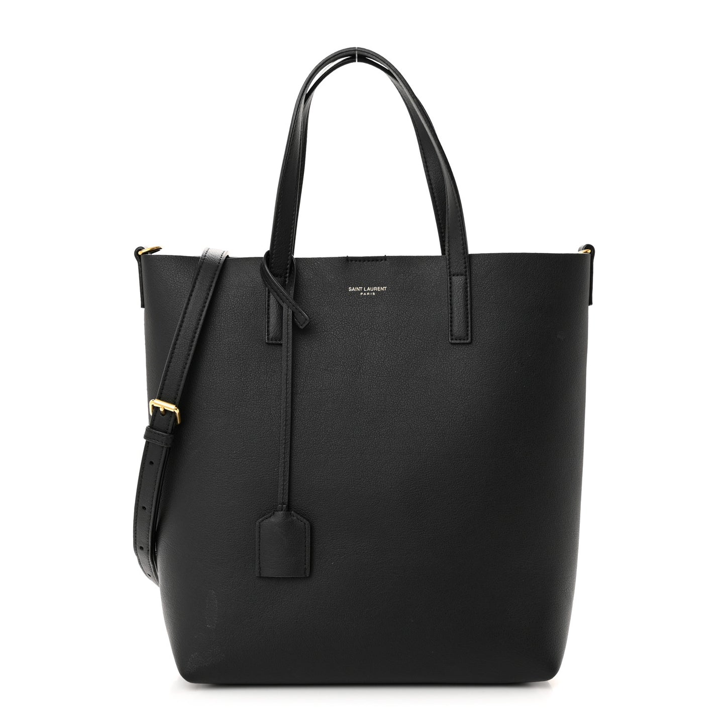 Calfskin Toy Shopping Tote Black