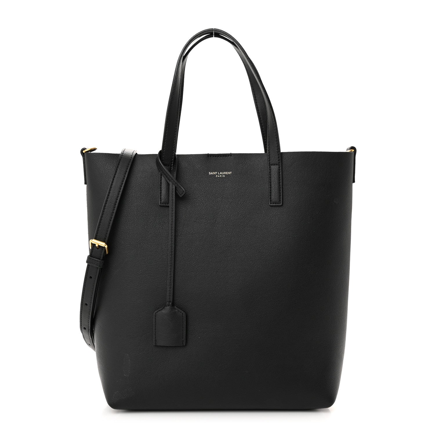 Saint Laurent Calfskin Toy Shopping Tote Black 1 of 9