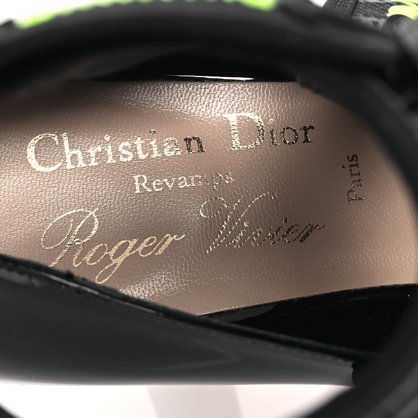 Patent Dior 62-22 Pumps 38 Black