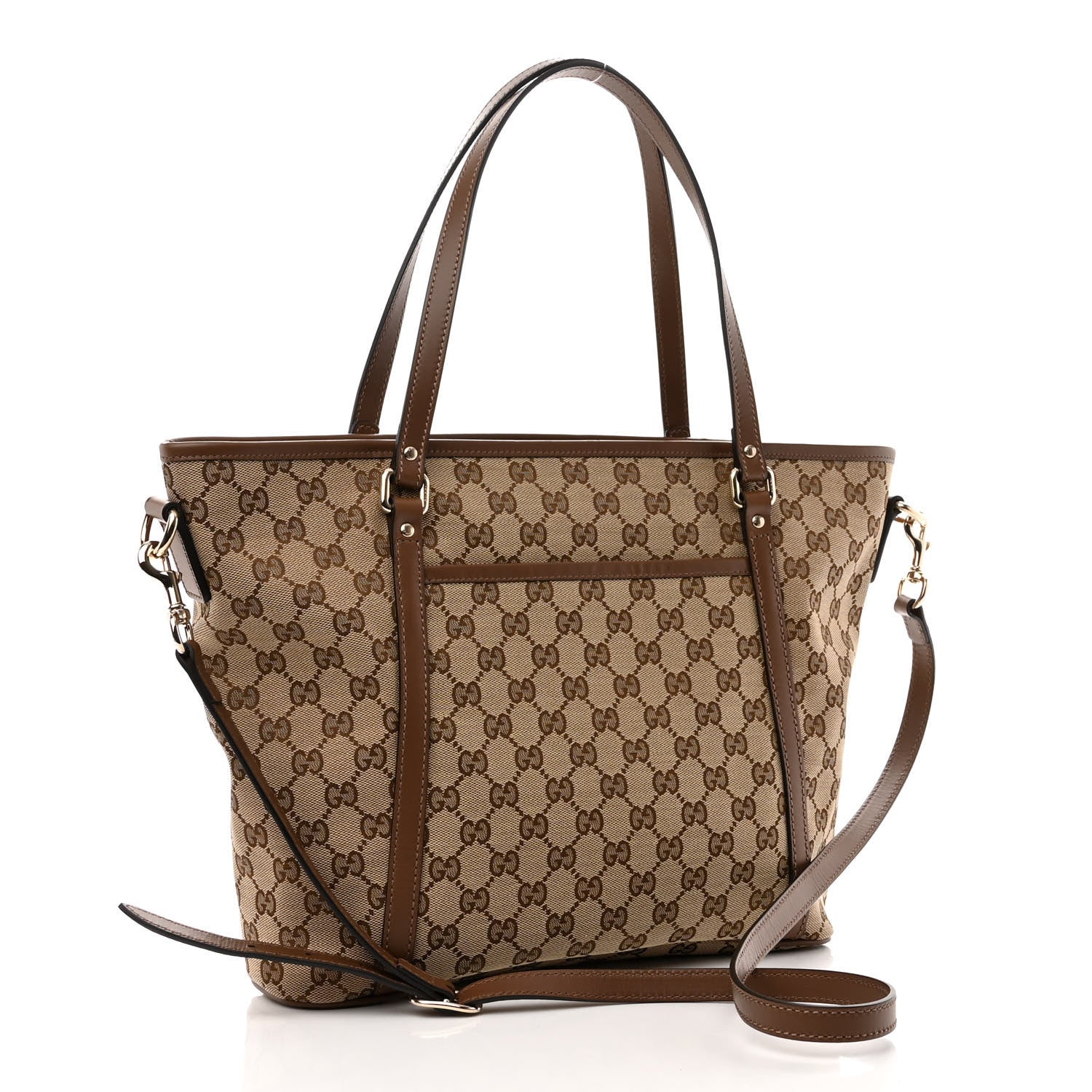 Gucci GG Supreme Monogram Medium Joy Tote Brown 2 of 9