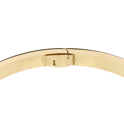 Cartier 18K Yellow Gold 6 Diamond Small LOVE Bracelet 17 8 of 9
