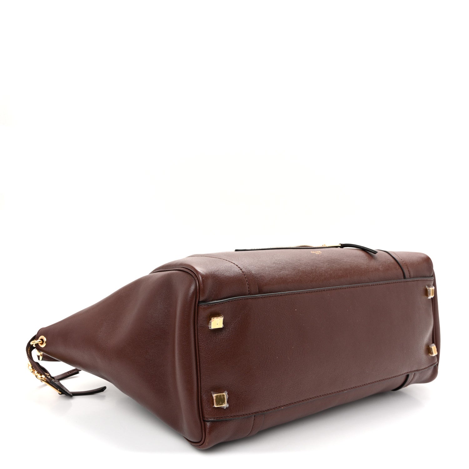 Celine Supple Shiny Lambskin Medium Smiling New Luggage Brick 4 of 9